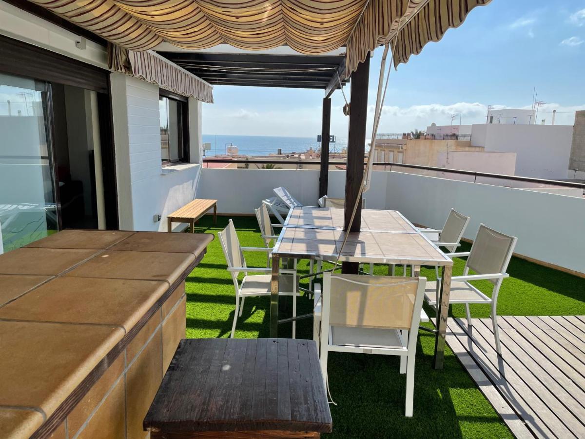 Apartamento Ático con jacuzzi a 100 metros de la playa Carboneras Exterior foto